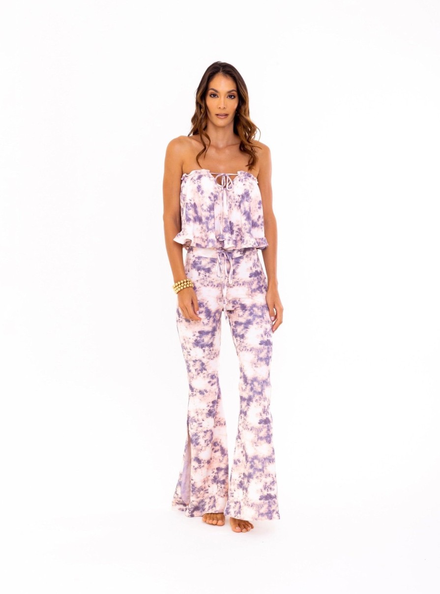 Women SOAH Pants | Bardot Blush Tie Dye Lounge Pants