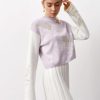 Women SOAH Cozy Knits | Stardust Knitted Crew Neck Jumper With Print