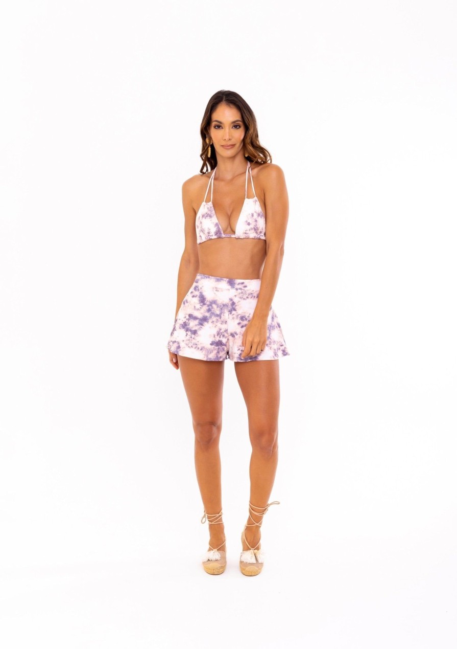 Women SOAH Shorts | Grace Blush Tie Dye Shorts