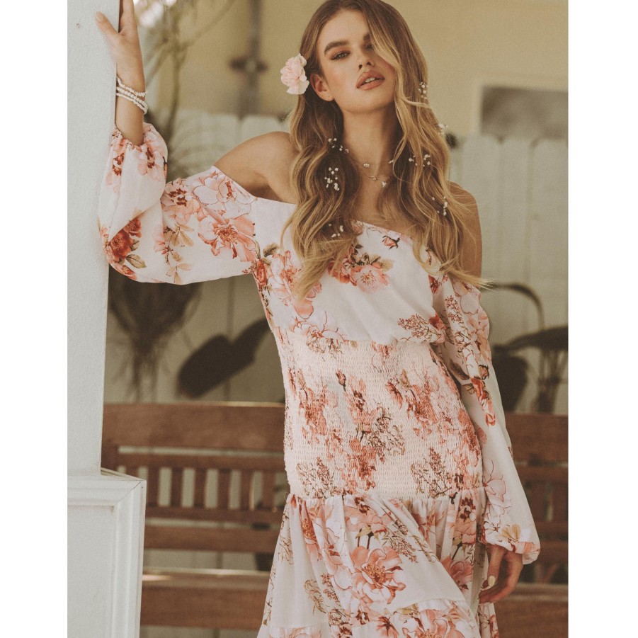 Women SOAH Resortwear | Valentina Floral Maxi Dress