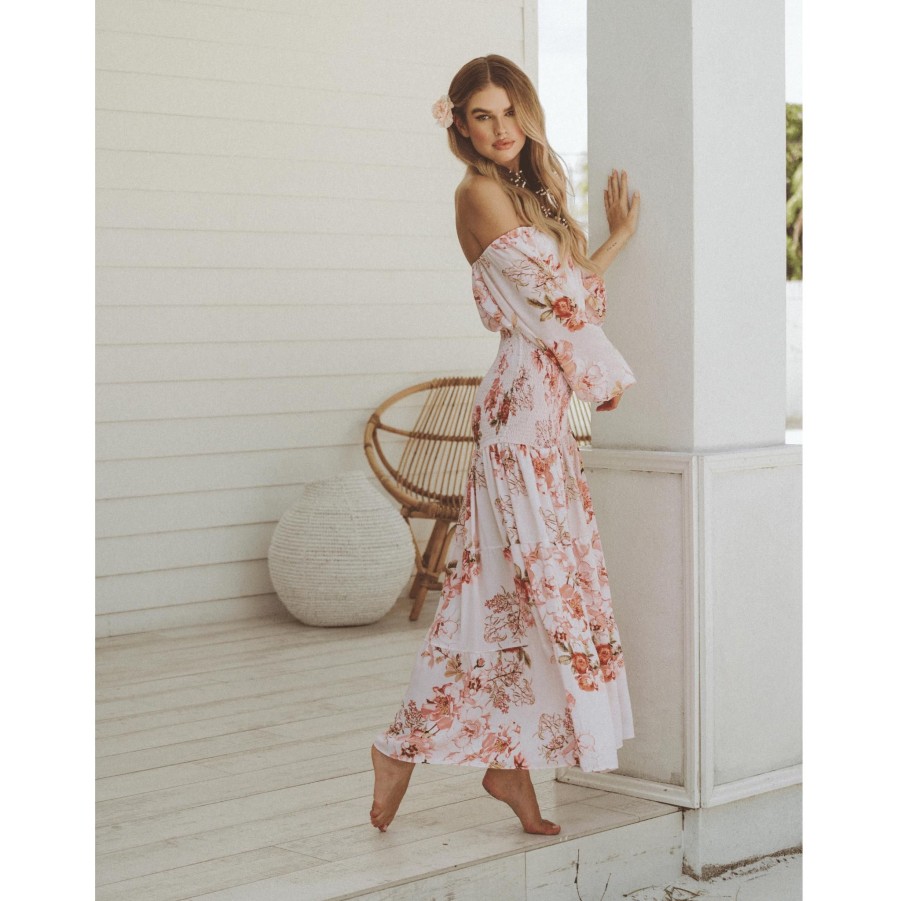 Women SOAH Resortwear | Valentina Floral Maxi Dress