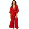 Women SOAH Pants | Coco Red Culottes Pants