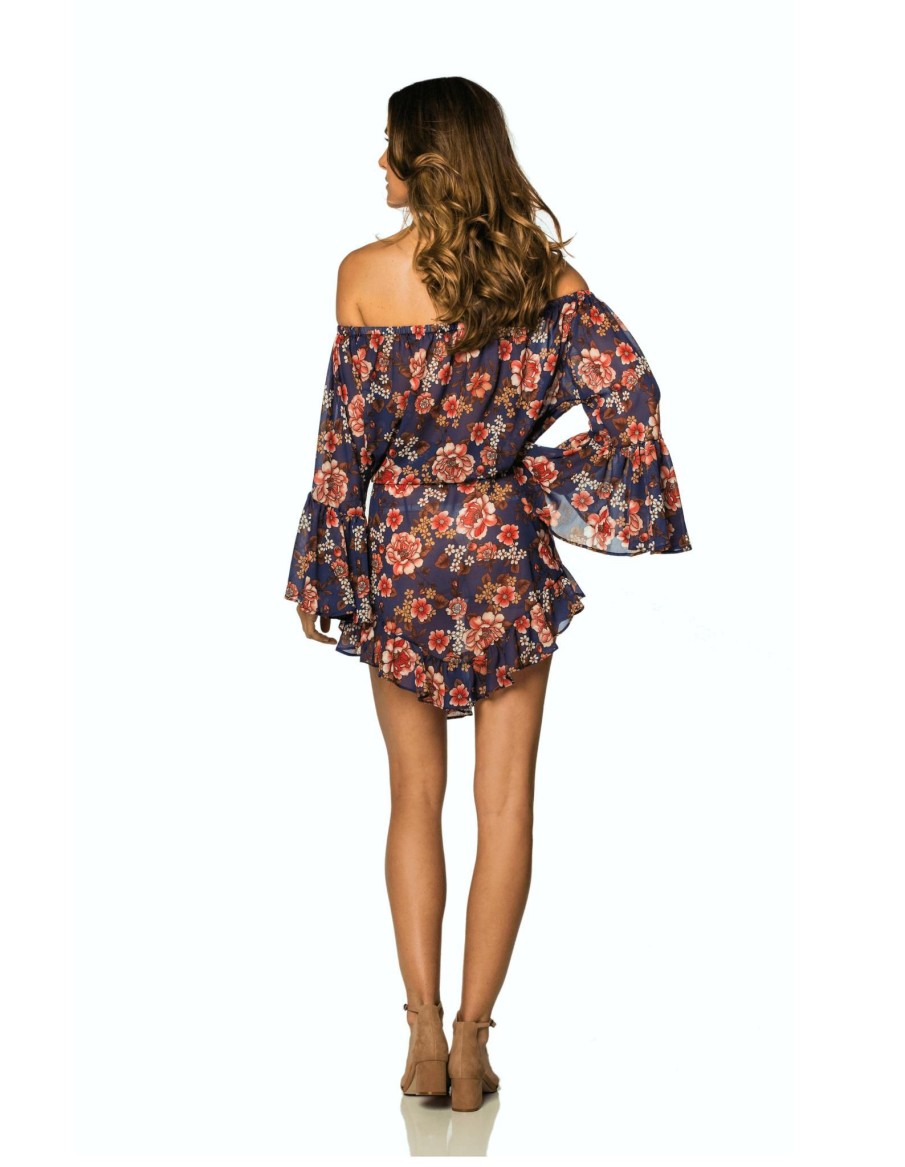 Women SOAH Cover Ups | Serenity Gypsy Off The Shoulder Dress