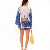 Women SOAH Shorts | Ruby Blue Printed Shorts