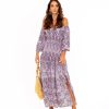 Women SOAH Resortwear | Valentina Wild Essence Maxi Dress