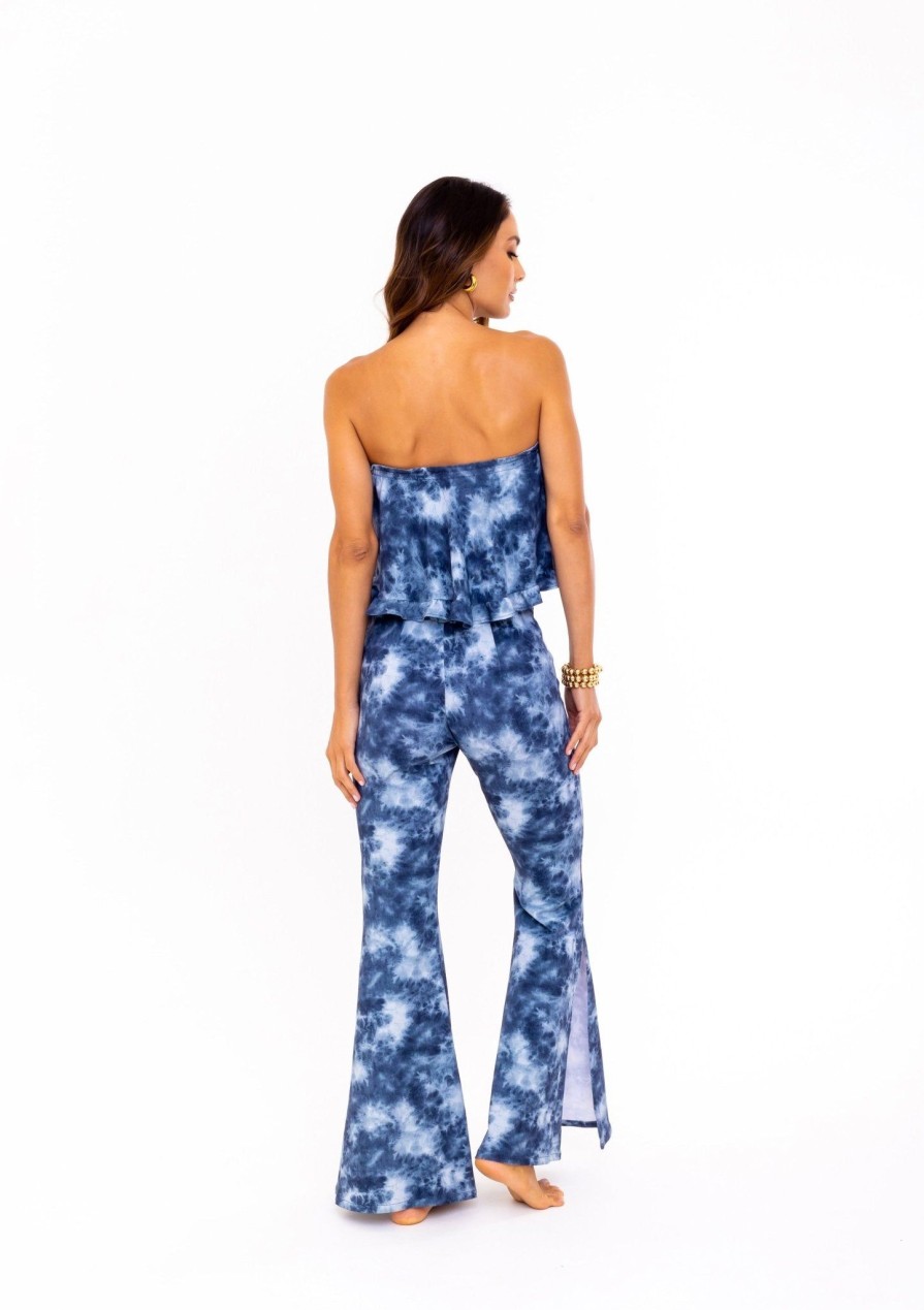 Women SOAH Pants | Bardot Grey Tie Dye Lounge Pants