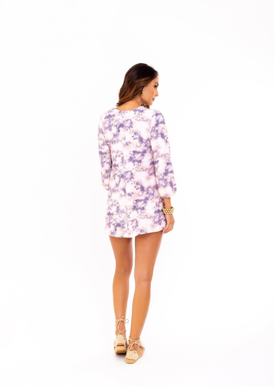 Women SOAH Cover Ups | Amaya Blush Tie Dye Dress